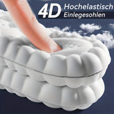 4D Hochelastische Einlegesohlen – Weiche Stoßdämpfung für maximalen Komfort
