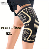 Plus Size Knieschoner S-6XL – Atmungsaktive Kompressionsbandage für Knieunterstützung bei Sport und täglicher Aktivität