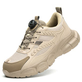 SteelToe Sicherheitsschuhe mit Stahlkappe – Atmungsaktiv, durchtrittsicher & rutschfest – Unisex Arbeitsschuhe mit Profilsohle