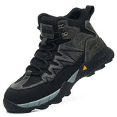 SteelToe Hoch geschnittener Sicherheitsstiefel mit Stahlkappe – Rutschfest, Durchtrittsicher & Unisex – EN ISO 20345