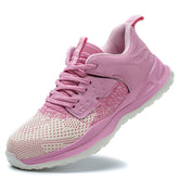 SteelToe Leichte Sicherheitsschuhe mit Stahlkappe – Atmungsaktiv, rutschfest & durchtrittsicher – Damen & Herren Unisex