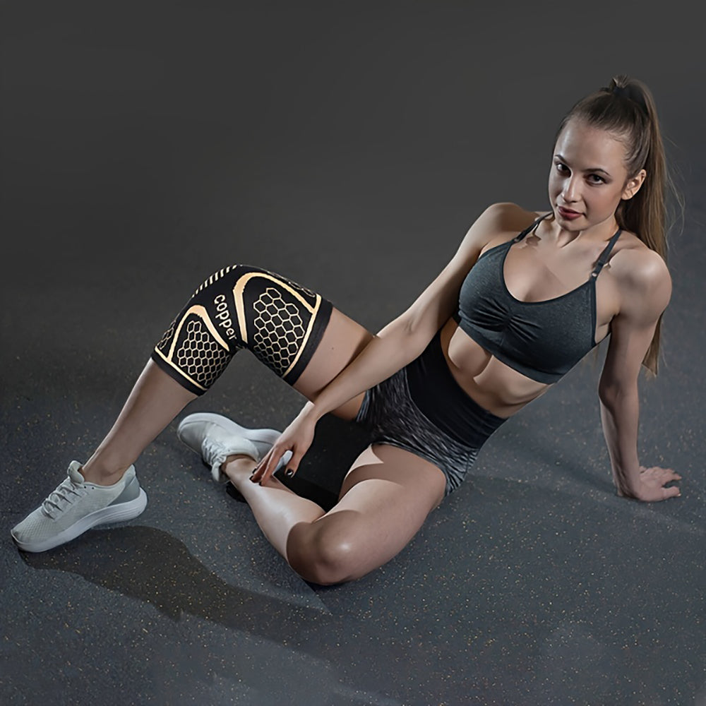 Plus Size Knieschoner S-6XL – Atmungsaktive Kompressionsbandage für Knieunterstützung bei Sport und täglicher Aktivität