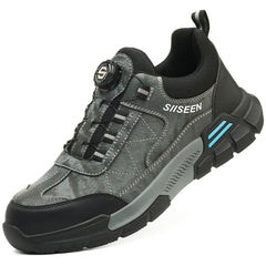 SteelToe Sicherheitsschuhe mit Drehverschluss – Vintage-Style trifft moderne Sicherheit