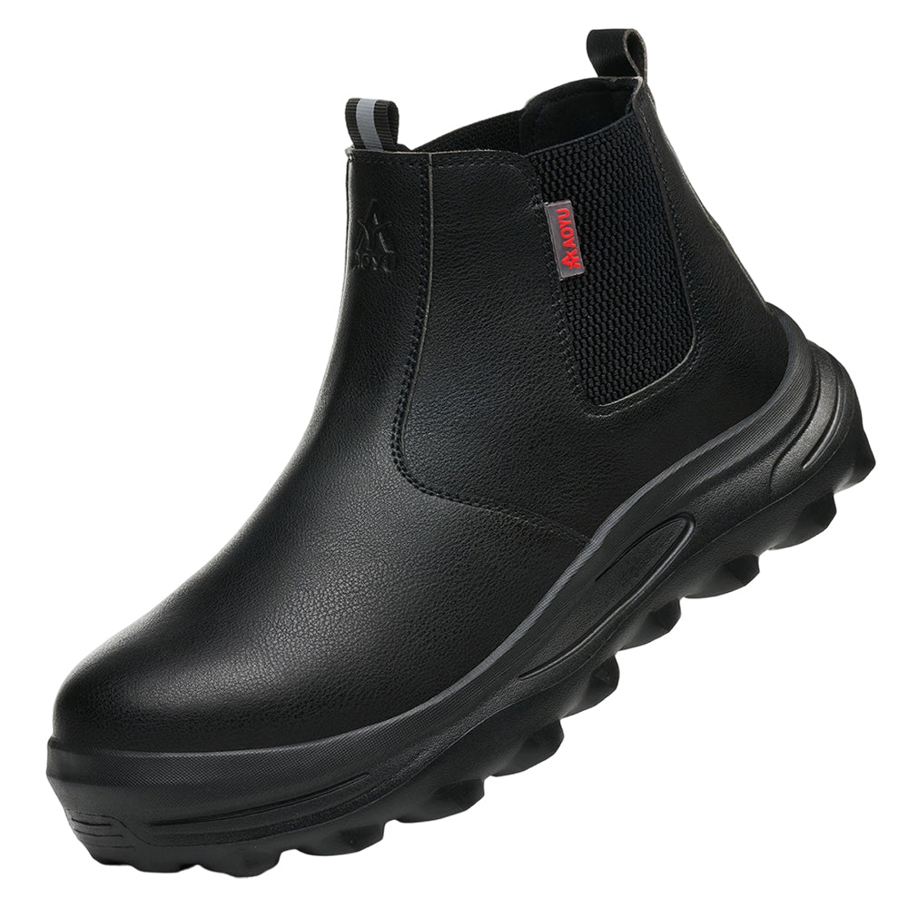 SteelToe Chelsea Sicherheitsschuhe – Wasserdicht Rutschfest Mit Stahlkappe & Durchtrittschutz