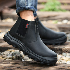 SteelToe Chelsea Sicherheitsschuhe – Wasserdicht Rutschfest Mit Stahlkappe & Durchtrittschutz