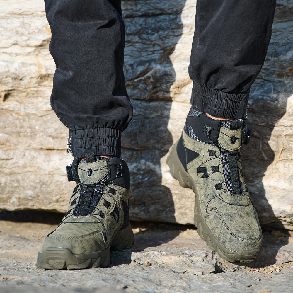 SteelToe TitanHiker Sicherheitsschuhe mit Drehverschluss – Knöchelhoch, Robust & Rutschfest