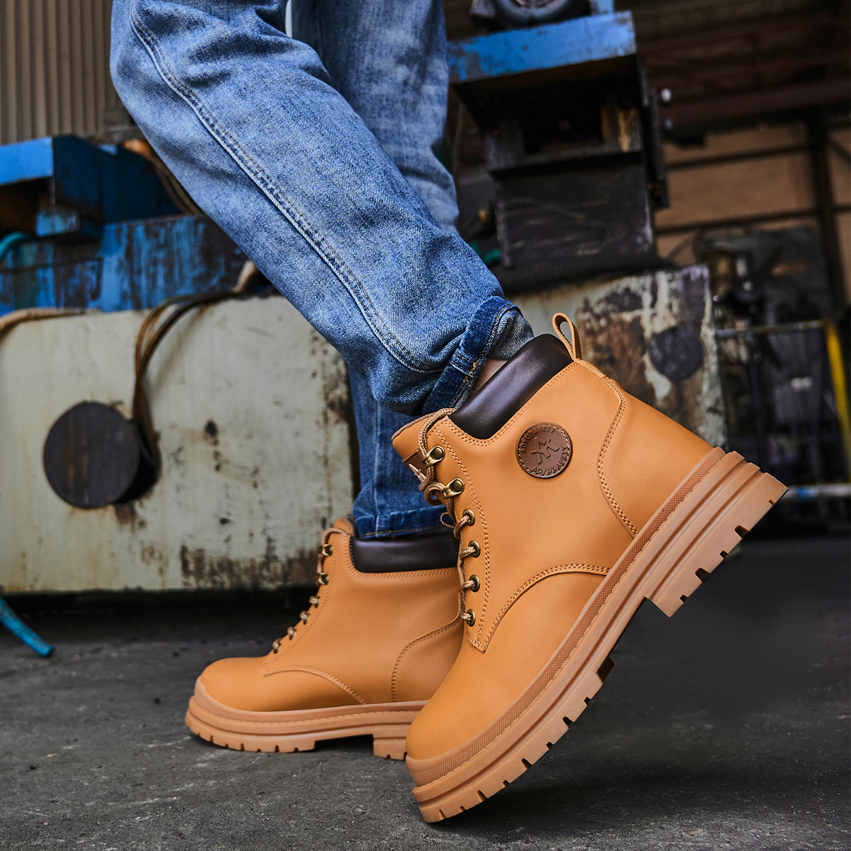 SteelToe HighCut Sicherheitsschuhe – Wasserdicht, Rutschfest, Mit Stahlkappe & Durchtrittschutz