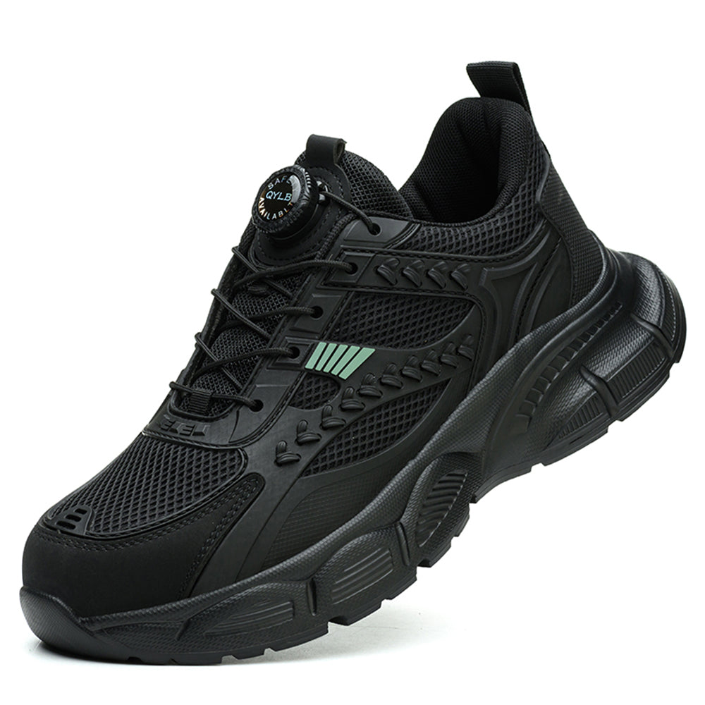 SteelToe Sicherheitsschuhe mit Stahlkappe – Atmungsaktiv, durchtrittsicher & rutschfest – Unisex Arbeitsschuhe mit Profilsohle