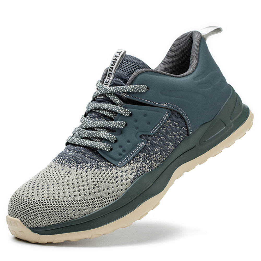 SteelToe Leichte Sicherheitsschuhe mit Stahlkappe – Atmungsaktiv, rutschfest & durchtrittsicher – Damen & Herren Unisex