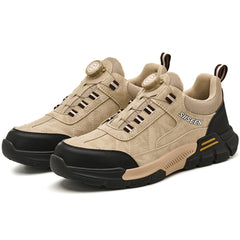SteelToe Sicherheitsschuhe mit Drehverschluss – Vintage-Style trifft moderne Sicherheit