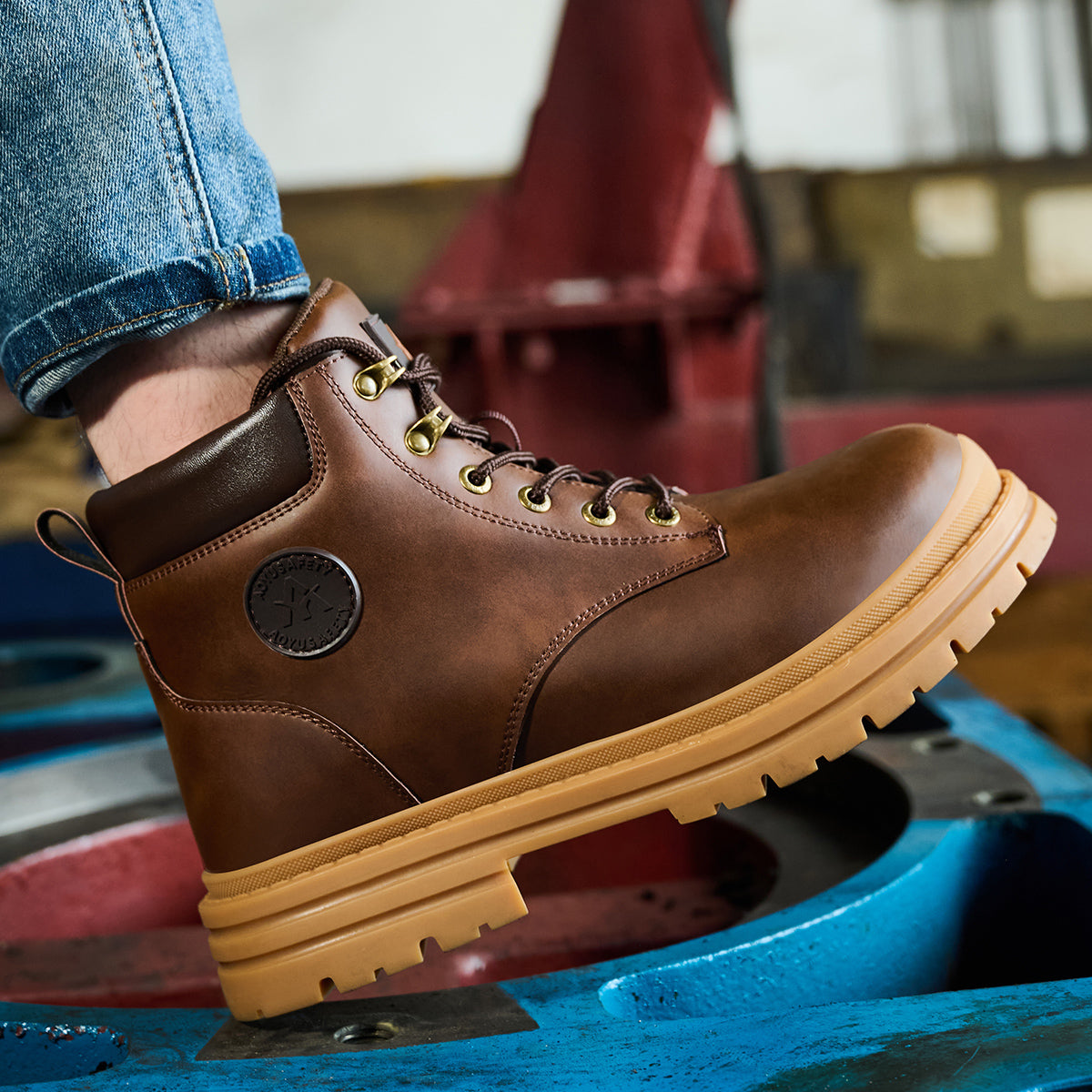 SteelToe HighCut Sicherheitsschuhe – Wasserdicht, Rutschfest, Mit Stahlkappe & Durchtrittschutz