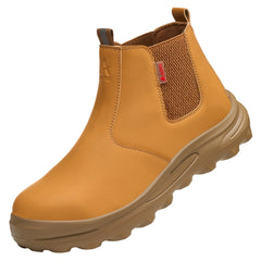 SteelToe Chelsea Sicherheitsschuhe – Wasserdicht Rutschfest Mit Stahlkappe & Durchtrittschutz