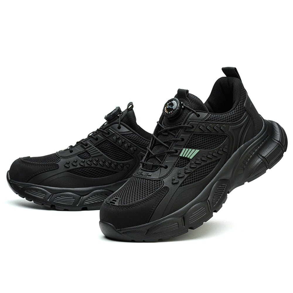 SteelToe Sicherheitsschuhe mit Stahlkappe – Atmungsaktiv, durchtrittsicher & rutschfest – Unisex Arbeitsschuhe mit Profilsohle
