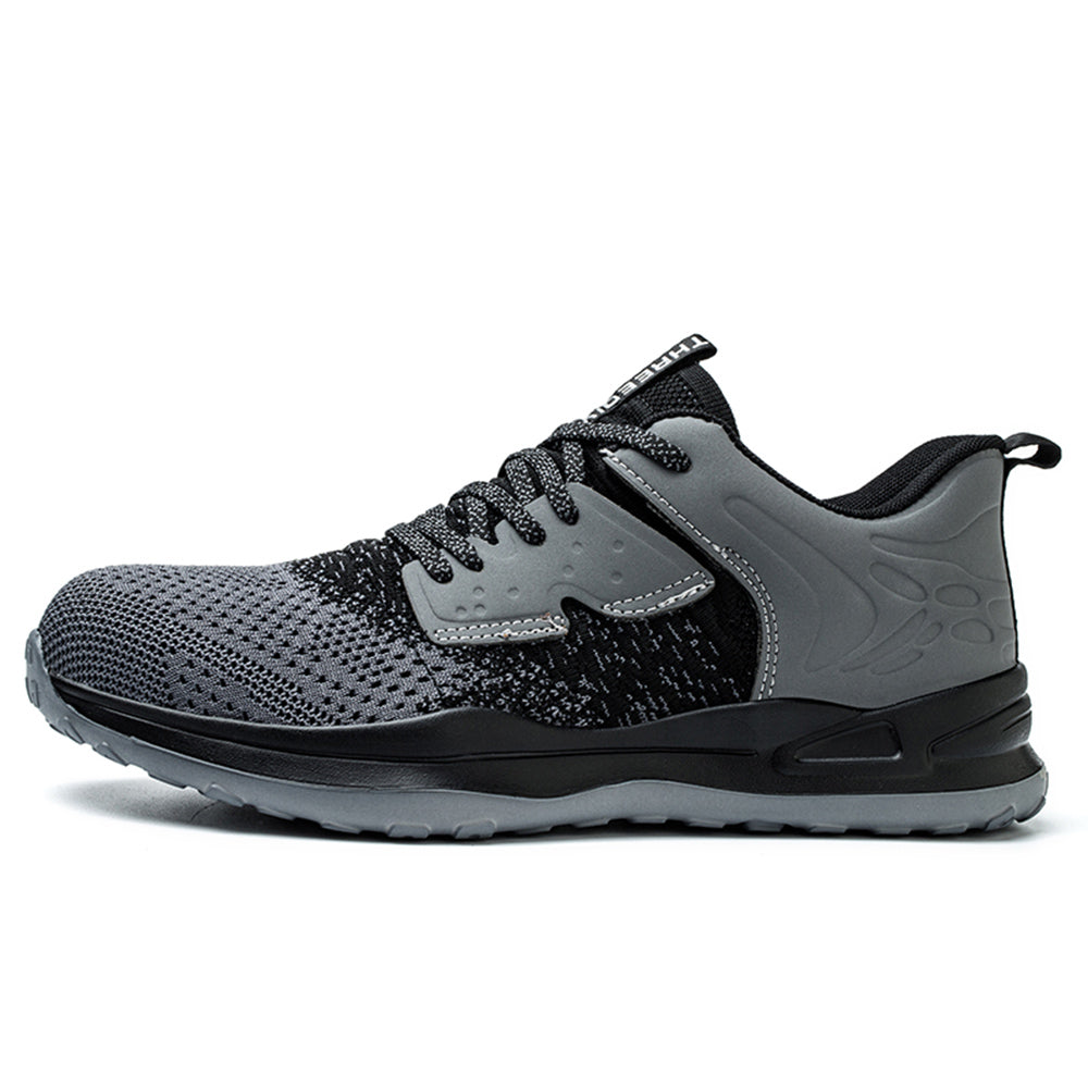 SteelToe Leichte Sicherheitsschuhe mit Stahlkappe – Atmungsaktiv, rutschfest & durchtrittsicher – Damen & Herren Unisex