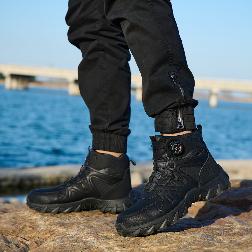 SteelToe TitanHiker Sicherheitsschuhe mit Drehverschluss – Knöchelhoch, Robust & Rutschfest
