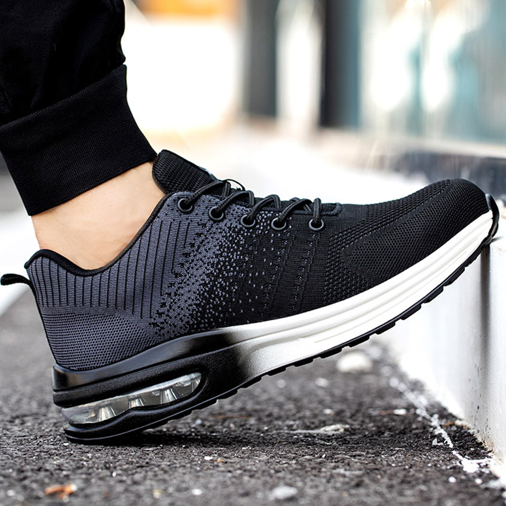 SteelToe Air-Sicherheitsschuhe mit Stahlkappe – Ultraleicht, rutschfest, durchtrittsicher – Atmungsaktiv & stoßdämpfend – Unisex