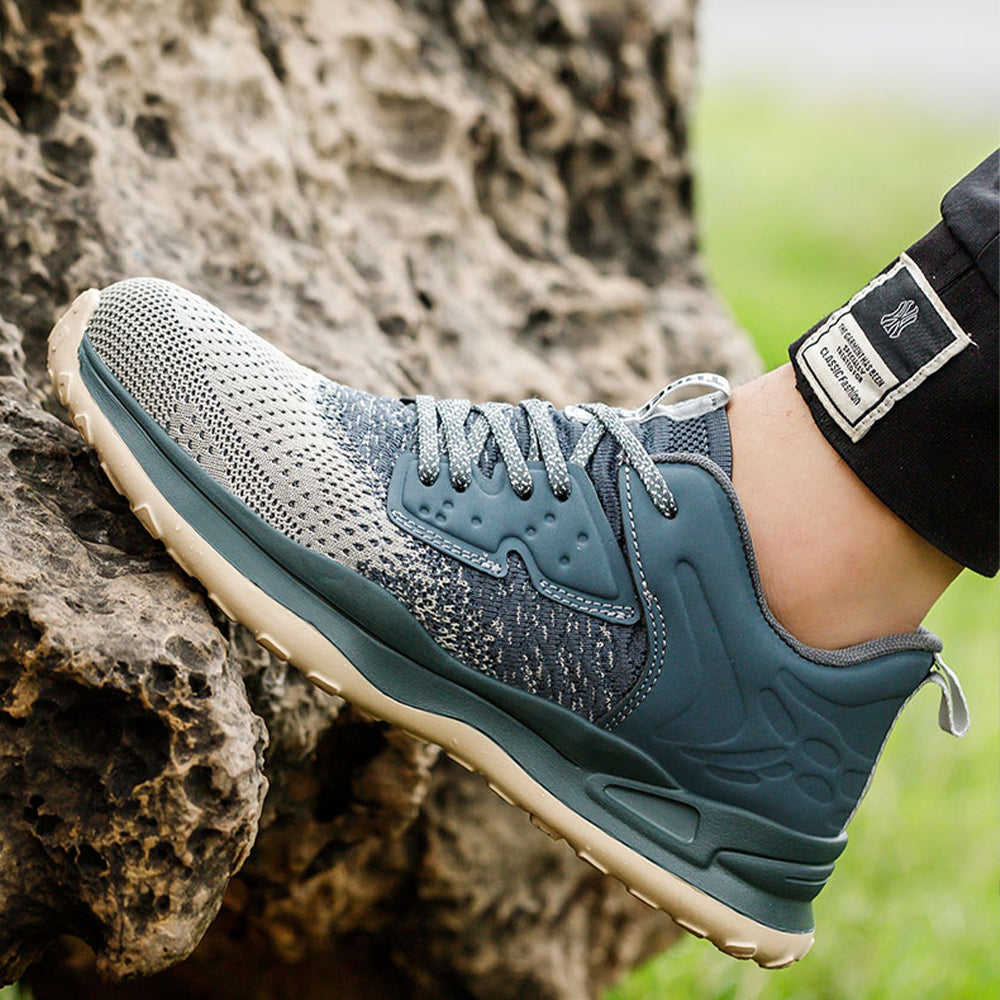 SteelToe Leichte Sicherheitsschuhe mit Stahlkappe – Atmungsaktiv, rutschfest & durchtrittsicher – Damen & Herren Unisex