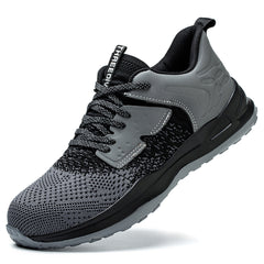 SteelToe Leichte Sicherheitsschuhe mit Stahlkappe – Atmungsaktiv, rutschfest & durchtrittsicher – Damen & Herren Unisex