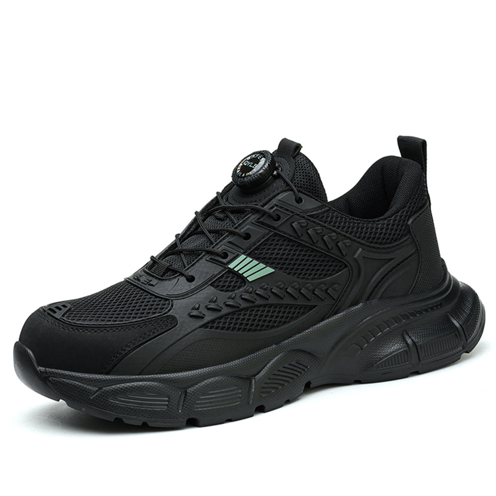 SteelToe Sicherheitsschuhe mit Stahlkappe – Atmungsaktiv, durchtrittsicher & rutschfest – Unisex Arbeitsschuhe mit Profilsohle