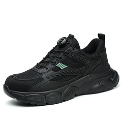 SteelToe Sicherheitsschuhe mit Stahlkappe – Atmungsaktiv, durchtrittsicher & rutschfest – Unisex Arbeitsschuhe mit Profilsohle
